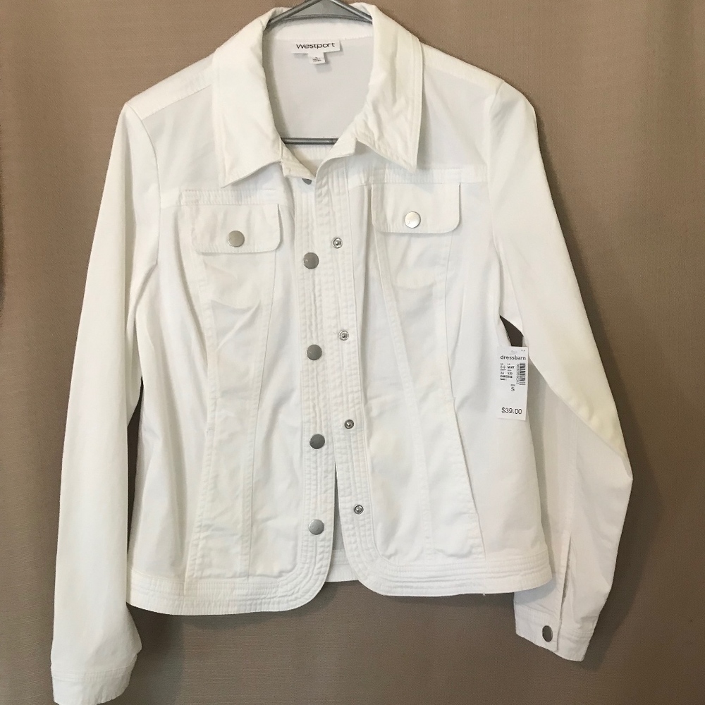 Westport White Jacket. NWT